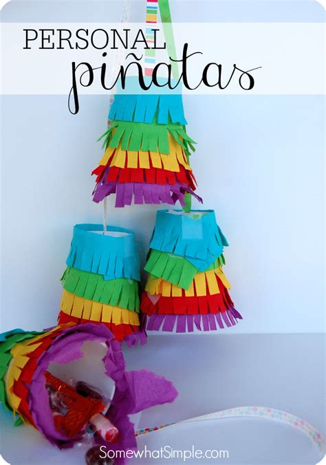 Homemade Mini Piñatas Mini pinatas Piñatas Crafts for