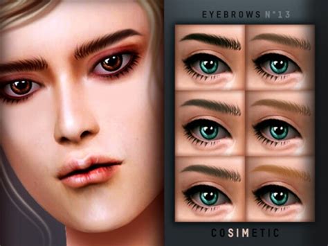 Eyebrows N13 By Cosimetic At Tsr Sims 4 Updates