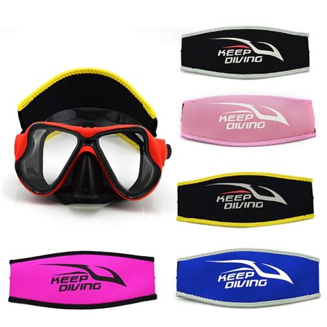 5 Colors Diving Mask Head Strap Cover Mask Padded Protect Long Hair Band Strap Wrapper Neoprene