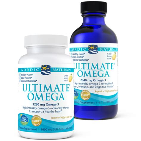 Ultimate Omega Omega 3 Fish Oils Nordic Naturals