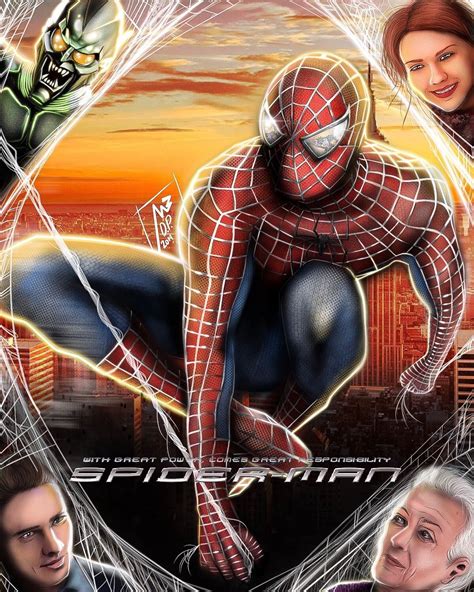 Sam Raimis Spider Man 2002 Artwork Poster