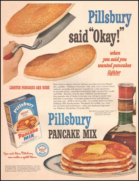 Pillsbury Pancake Mix Life 04301951 P 110 Retro Recipes Vintage