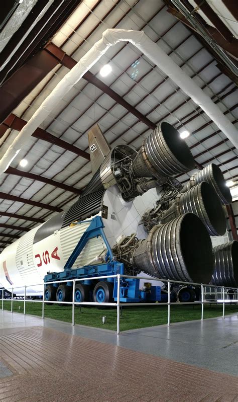 Saturn V Rocketdyne F 1 Engines At Johnson Space Center In Houston R