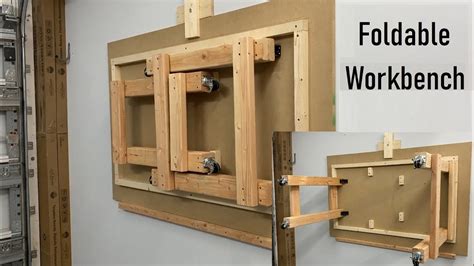 Diy Foldable Wall Workbench Youtube