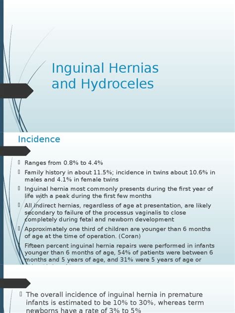 Inguinal Hernias Pdf Medicine Clinical Medicine