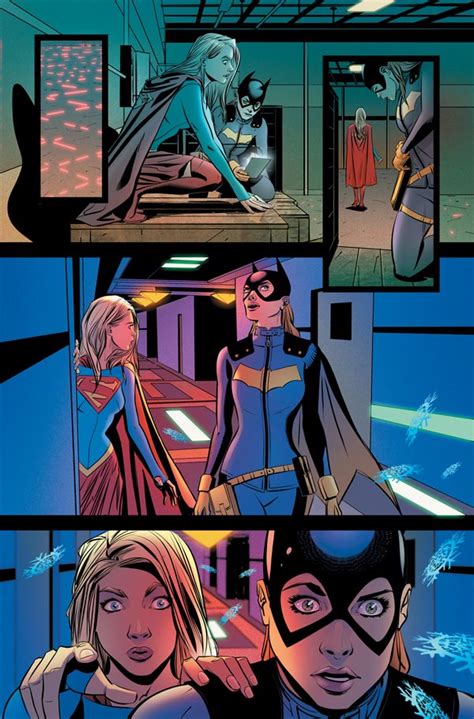 Batgirl And Supergirl Through The Multiverse Dc