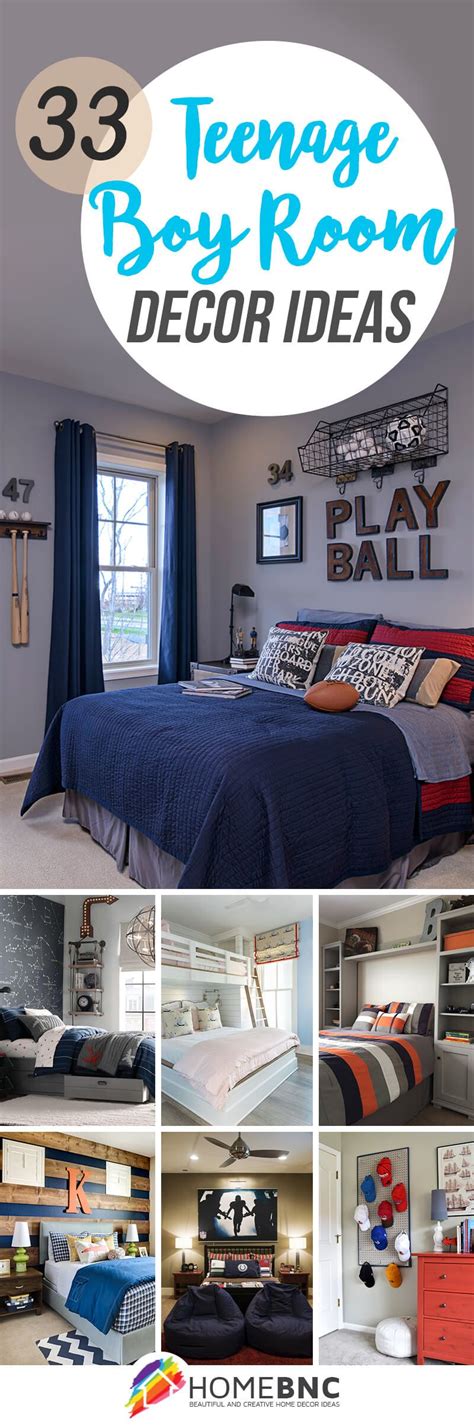 Smallest cool bedroom ideas teenage guys. 33 Cool Teenage Boy Room Decor Ideas | Teenage boy room ...