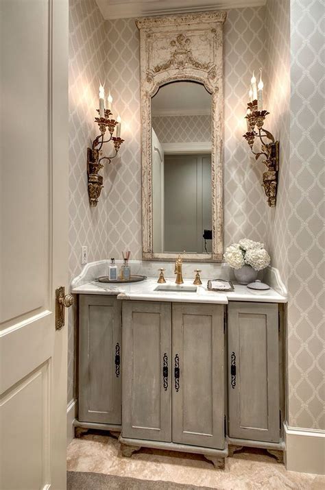 Pretty Small Bath Powder Room Paint Finishes By