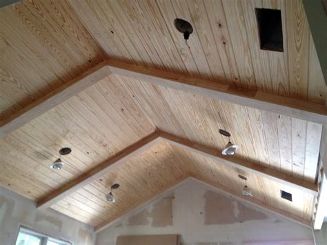 Pine Vaulted Ceiling Chris Duncanson Custom Carpentry