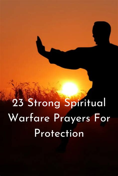 23 Strong Spiritual Warfare Prayers For Protection Faith Victorious
