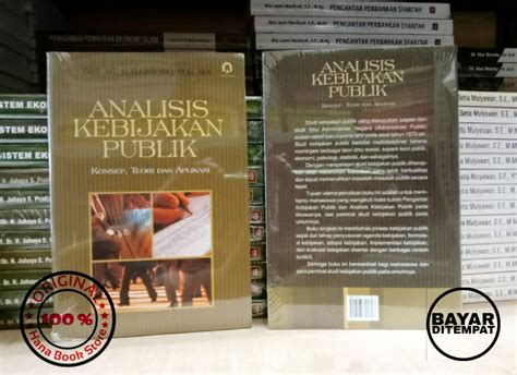 Buku Analisis Kebijakan Publik Drs Subarsono Lazada Indonesia