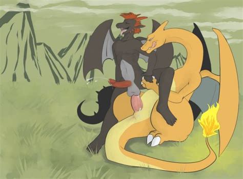 Rule 34 Charizard Color Cum Fire Insertion Interspecies Larvitar