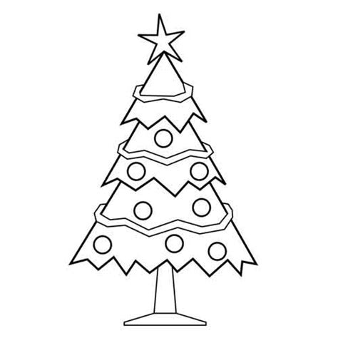 Gambar hitam putih pohon natal. Gambar Pohon Natal (Terbaru) - Penulis Cilik