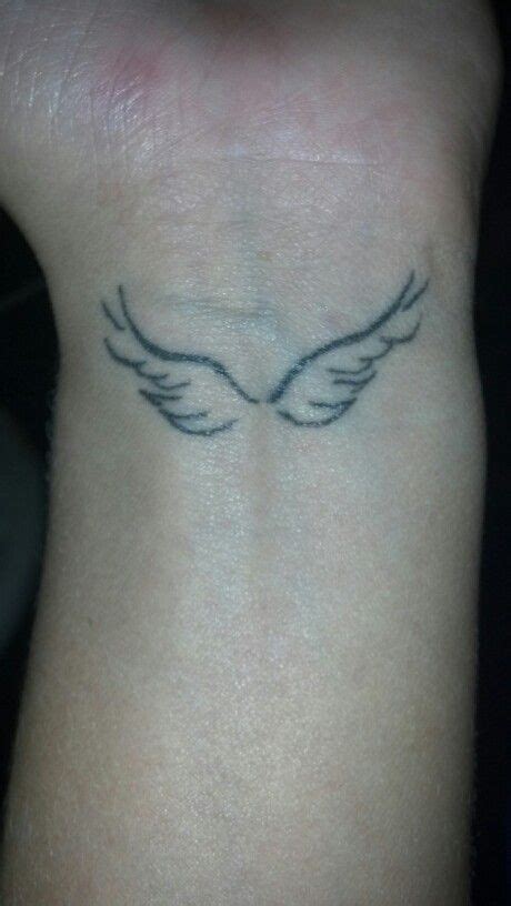 For My Guardian Angel Tattoo Love Wing Tattoos On Wrist Angel