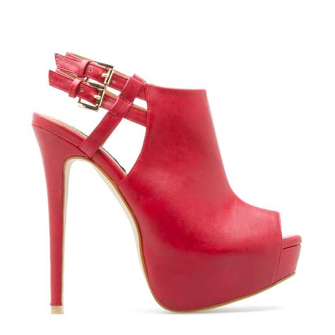 Alyssia Shoedazzle Red High Heel Shoes Red Heels High Heels Stilettos High Heel Wedges