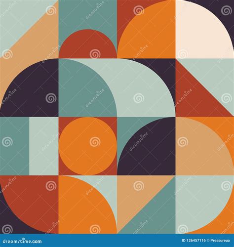 Abstract Geometry Pattern Graphic 12 Stock Vector Illustration Of