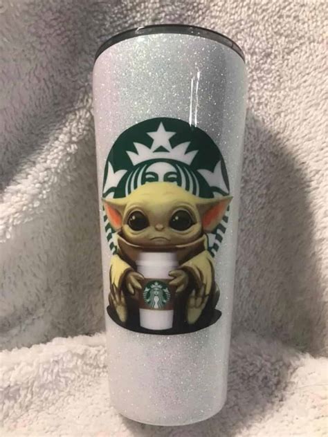 Shop Adorable Baby Yoda Starbucks Inspired Cups Inside The Magic