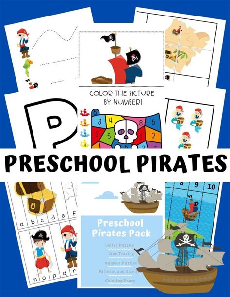 Awesome Pirate Activities Free Printable Pack Little Bins For
