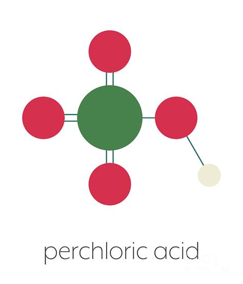 Perchloric Acid Superacid Molecule Photograph By Molekuulscience Photo Library Fine Art America