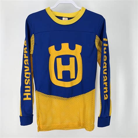 Vintage Husqvarna Motocross Jersey Shirt Small Mesh Hi Point Champion S