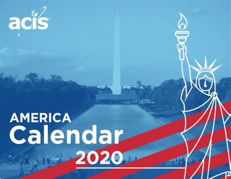 2020 America Calendar