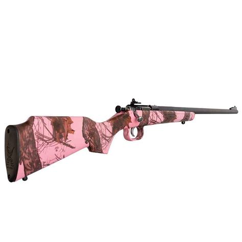 Crickett Synthetic Stock Compact Mossy Oak Break Up Pink Camoblued