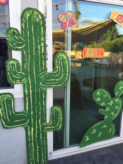 With proper water and light, all cacti will thrive. Cactus cutouts, fiesta theme props, cardboard cutouts ...