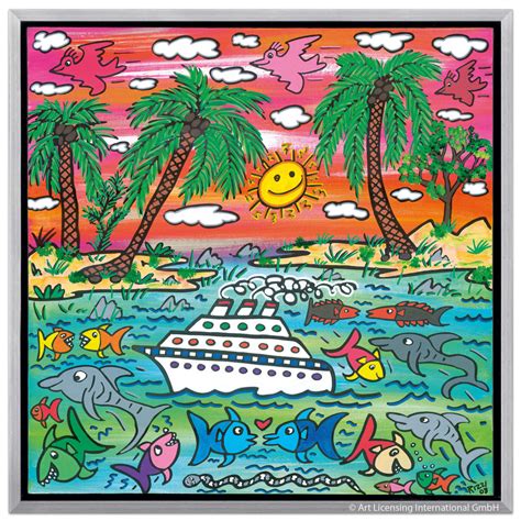 He first became famous for inventing the 3d paper sculpture and the 3d magnetic images that have. James Rizzi - A SUNSET CRUISE