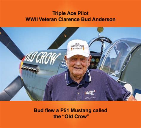 Painting Of Wwii Veteran Clarence Bud Anderson Motor Marc