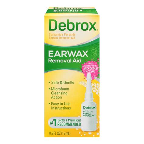Buy Debrox Ear Wax Removal Drops Gentle Microfoam Ear Wax Remover 05