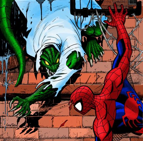 Spider Man Vs Lizard By Zinter On Deviantart