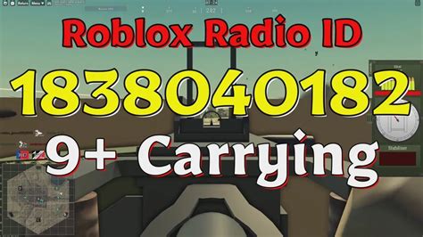 Carrying Roblox Radio Codesids