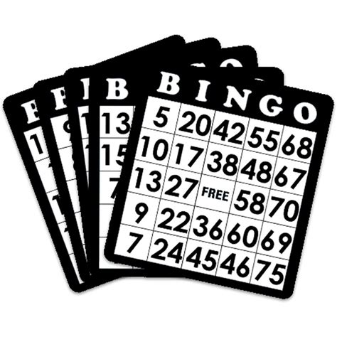 18 Pack Of Black Bingo Cards Bb Gbin 201
