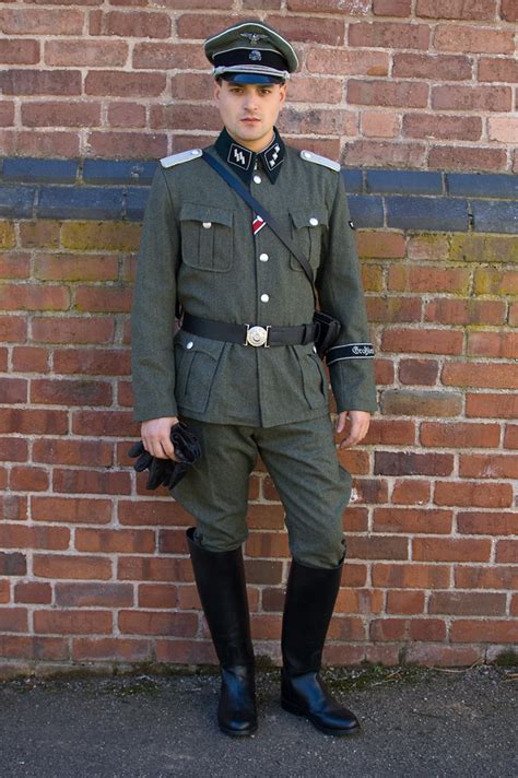 Wilhelm Gerstein Ss Uniform Costume Detail Full Body Flickr