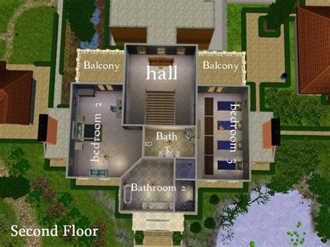 This video is a floor plan. Image result for sims 3 house blueprints 4 bedrooms | House floor plans