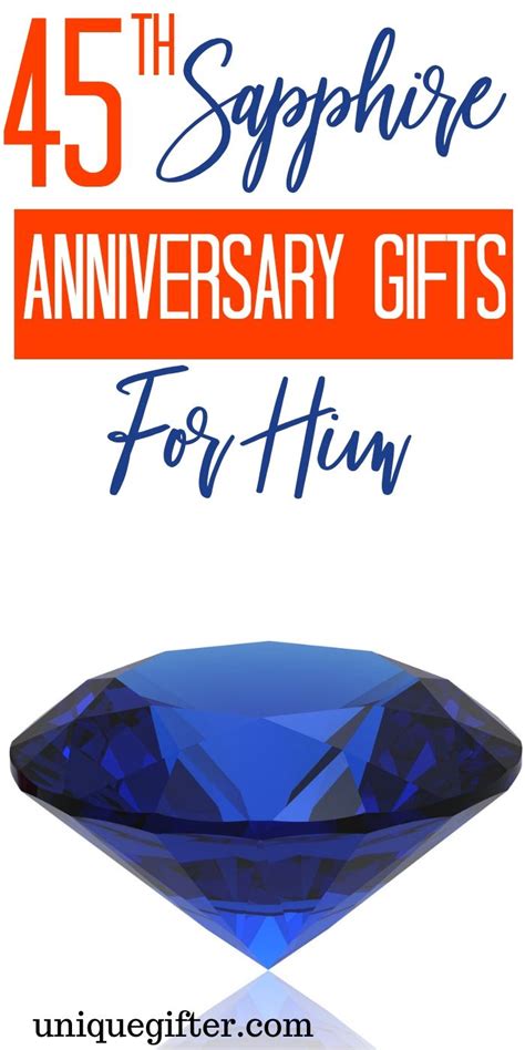 What to buy husband for pearl anniversary. 20 45th Sapphire Anniversary Gifts for Him | 45th wedding ...
