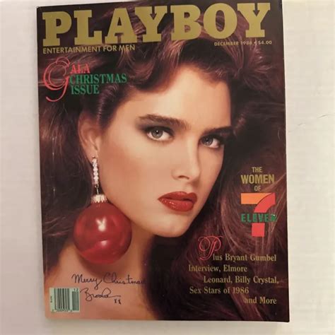 Vintage Playboy Magazine With Centerfold Intact December