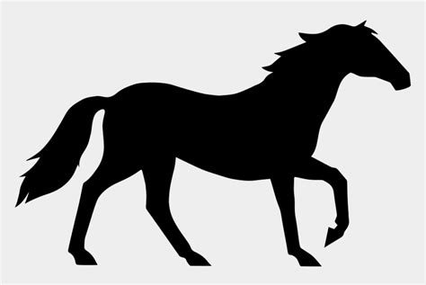 300x261 running horse outline clipart panda. Outline Vector Horse - Pure Black And White, Cliparts ...