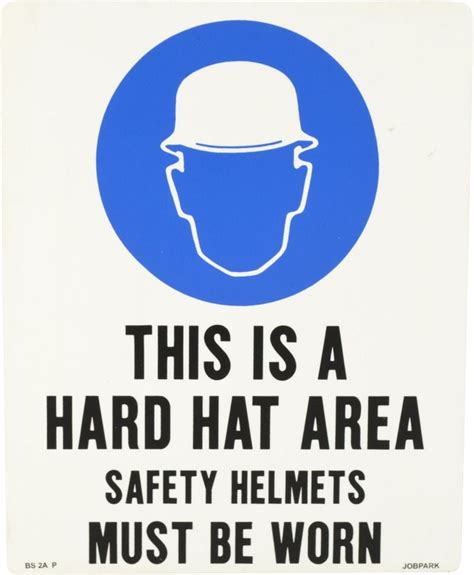 Sign Safety Helmet Must Be Worn 250 X 300mm P