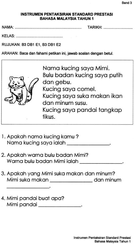 Image Result For Latihan Bahasa Malaysia Tahun Malay Language