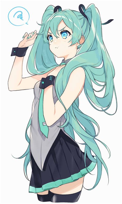 1192553 Artwork Aqua Hair 2d Vertical Vocaloid Anime Girls