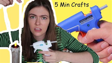 I Tried Doing 5 Minute Crafts In 5 Minutes Youtube