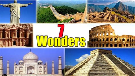 Latest 7 Wonders Of The World 2015 Youtube
