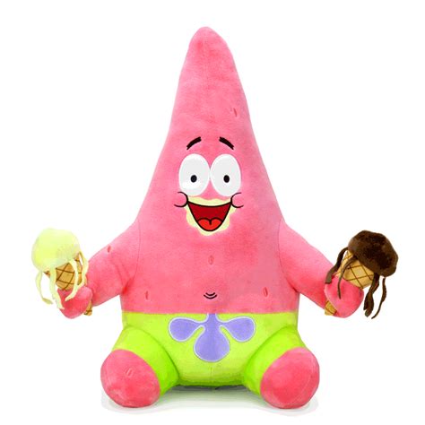 Spongebob Patrick Star With Ice Cream Hugme Plush By Kidrobot