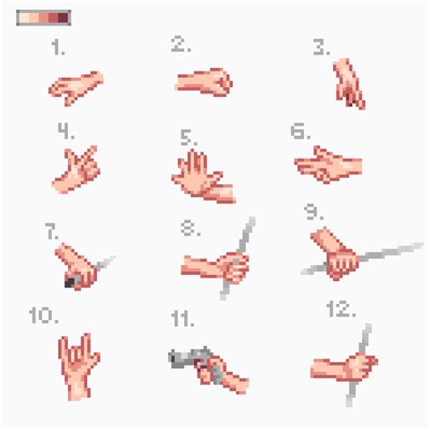 Hands Rpixelart