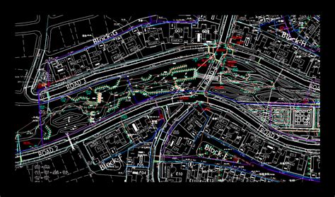 Plan Of Street Lighting DWG Plan For AutoCAD Designs CAD