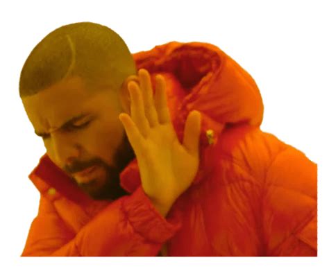 Download Drake Meme Transparent Png Stickpng
