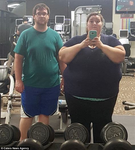 obese couple shed half their body fat in just one year daily mail online