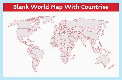 10 Best World Map Printable Template