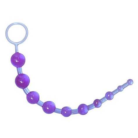 loving joy anal love beads purple with a passion